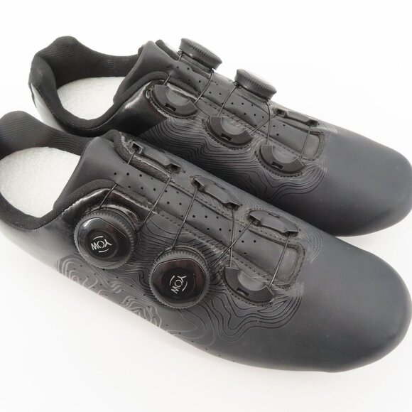 Tabolu Unisex 39 245mm Solid Black Synthetic Cycling Shoes Fitness NEW No Box - Picture 7 of 11